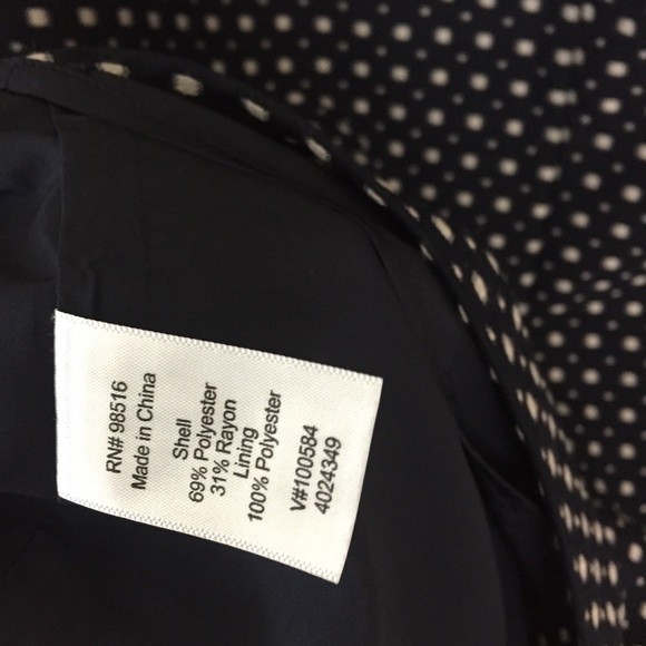 SALE Coldwater Creek size 4 Navy Pencil Skirt H25 - Picture 6 of 6